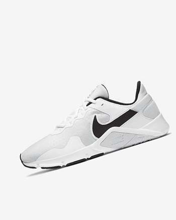 Zapatillas Deportivos Nike Legend Essential 2 Hombre Plateadas Blancas Negras | CR4719