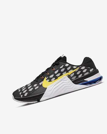 Zapatillas Deportivos Nike Metcon 7 Hombre Negras Blancas Azules Amarillo | CR2928