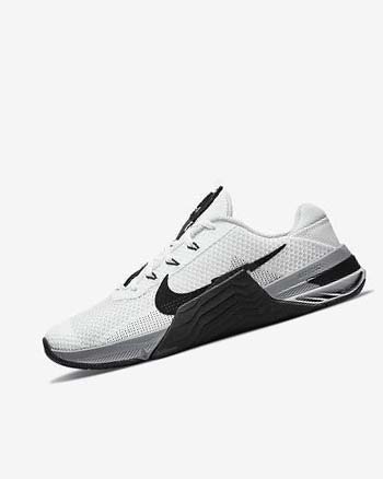 Zapatillas Deportivos Nike Metcon 7 Hombre Blancas Gris Plateadas Negras | CR3240