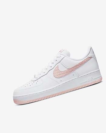 Zapatillas Nike Air Force 1 '07 Hombre Blancas Rojas | CR2705