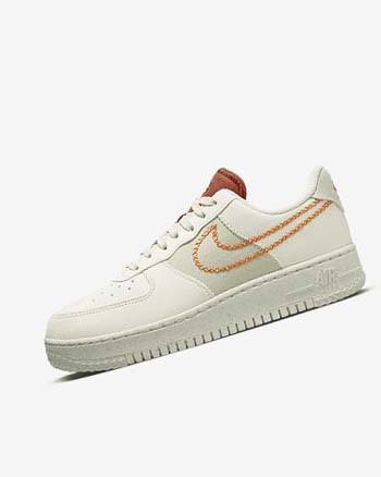 Zapatillas Nike Air Force 1 '07 Low Mujer Verde Oliva Amarillo Oscuro | CR2437