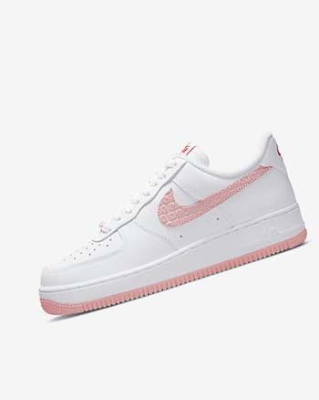 Zapatillas Nike Air Force 1 '07 Mujer Blancas Rojas | CR4632