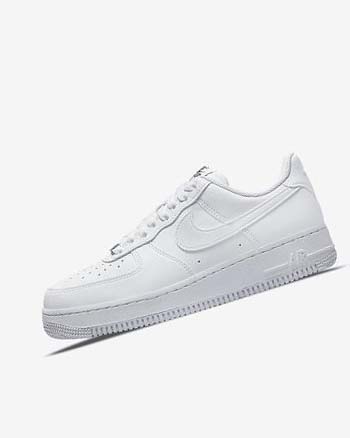 Zapatillas Nike Air Force 1 '07 Next Nature Mujer Blancas Negras Metal Plateadas Blancas | CR2966