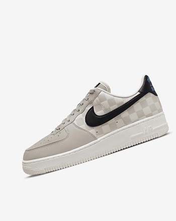 Zapatillas Nike Air Force 1 '07 QS Hombre Creme Negras Negras | CR4661