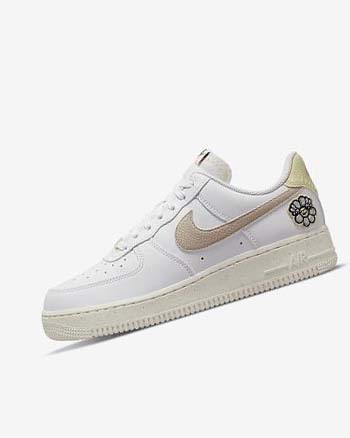 Zapatillas Nike Air Force 1 '07 SE Mujer Blancas Azules Rosas | CR2228