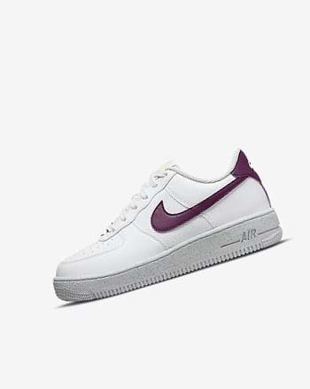 Zapatillas Nike Air Force 1 Crater Next Nature Niña Blancas Plateadas | CR4659