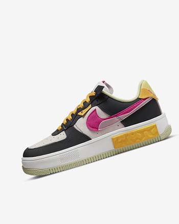 Zapatillas Nike Air Force 1 Fontanka Mujer Blancas Moradas Rosas | CR3092