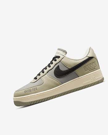 Zapatillas Nike Air Force 1 GTX Hombre Kaki Blancas Negras | CR4701