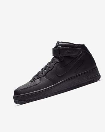 Zapatillas Nike Air Force 1 Mid '07 Hombre Negras Negras | CR2979