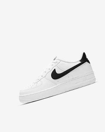 Zapatillas Nike Air Force 1 Niño Blancas Negras | CR2850