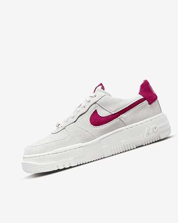 Zapatillas Nike Air Force 1 Pixel Mujer Blancas Blancas Blancas | CR1193