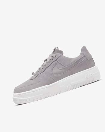 Zapatillas Nike Air Force 1 Pixel Mujer Gris Gris Blancas Gris | CR5135