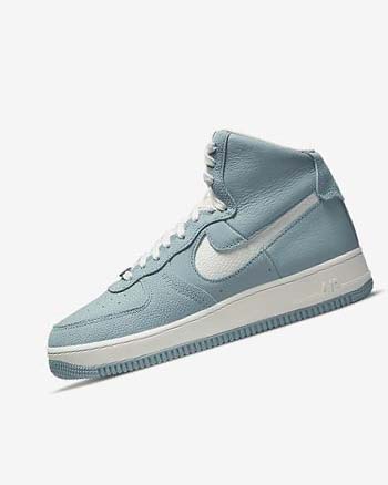 Zapatillas Nike Air Force 1 Sculpt Mujer Azules Metal Plateadas Blancas | CR3100