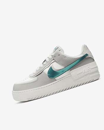 Zapatillas Nike Air Force 1 Shadow Mujer Blancas Gris Blancas | CR3164