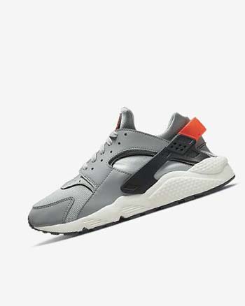 Zapatillas Nike Air Huarache Hombre Gris Gris Claro Naranjas | CR4500