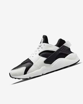 Zapatillas Nike Air Huarache Hombre Negras Negras Blancas | CR2843