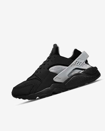 Zapatillas Nike Air Huarache Hombre Negras Metal Plateadas Plateadas Verde | CR4813