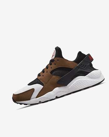 Zapatillas Nike Air Huarache LE Hombre Negras Blancas Rojas | CR2965