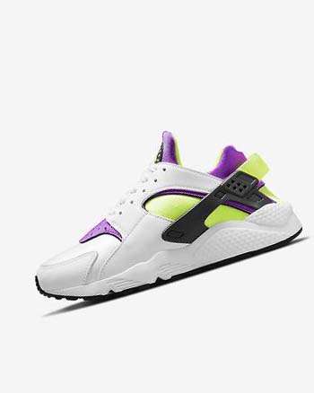 Zapatillas Nike Air Huarache Mujer Blancas Negras Amarillo | CR3070