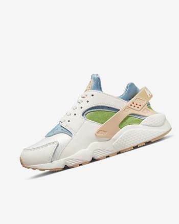 Zapatillas Nike Air Huarache SE Mujer Azules Verde Naranjas | CR5598