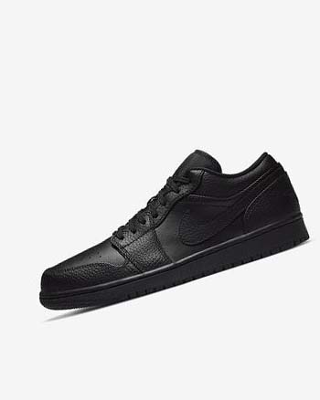 Zapatillas Nike Air Jordan 1 Low Hombre Negras Negras Negras | CR1197