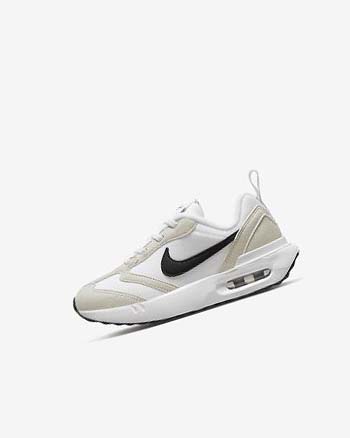 Zapatillas Nike Air Max Dawn Niña Blancas Beige Claro Negras | CR2523