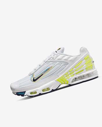 Zapatillas Nike Air Max Plus 3 Hombre Blancas Azules Claro Azules | CR5534