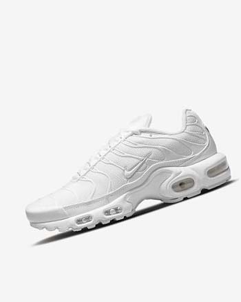 Zapatillas Nike Air Max Plus Mujer Blancas Plateadas Blancas | CR5336