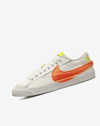 Zapatillas Nike Blazer Low '77 Jumbo Mujer Verde Naranjas | CR5442