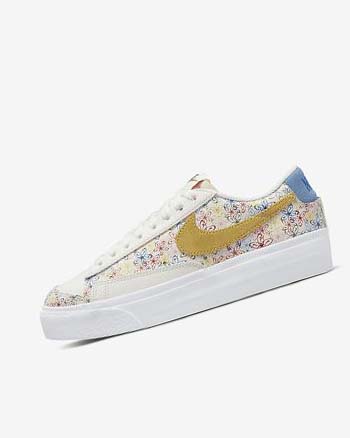 Zapatillas Nike Blazer Low Platform Mujer Azul Real Azules | CR5014