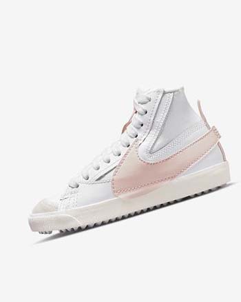 Zapatillas Nike Blazer Mid '77 Jumbo Mujer Blancas Rosas | CR3034