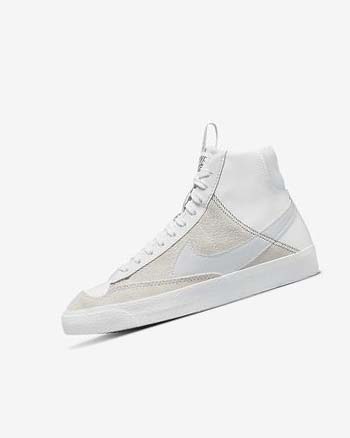 Zapatillas Nike Blazer Mid '77 SE Dance Niño Blancas Blancas Azules Gris | CR2852