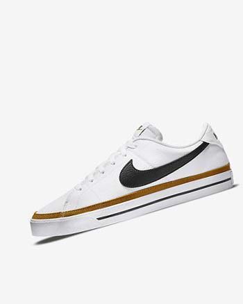 Zapatillas Nike Court Legacy Hombre Blancas Negras | CR4790