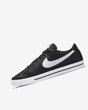 Zapatillas Nike Court Legacy Hombre Negras Blancas | CR4560