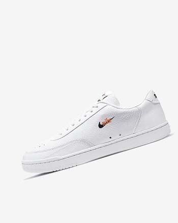 Zapatillas Nike Court Vintage Premium Hombre Blancas Naranjas Negras | CR4805