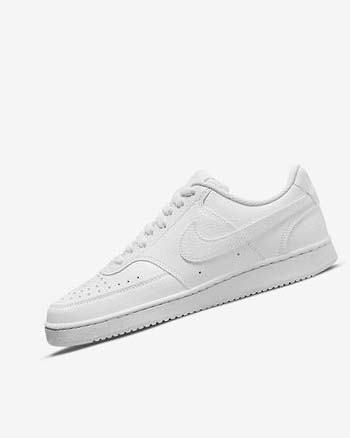 Zapatillas Nike Court Vision Low Next Nature Mujer Blancas Blancas Blancas | CR4964