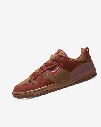 Zapatillas Nike Dunk Low Disrupt 2 Mujer Marrones Naranjas Rojas Rosas | CR3241