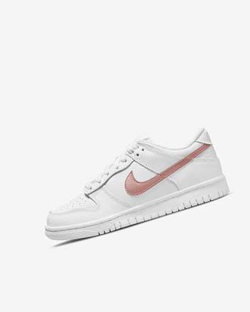 Zapatillas Nike Dunk Low Niño Blancas Blancas Metal Rojas Marrones | CR2278