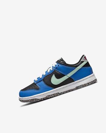 Zapatillas Nike Dunk Low SE Niña Negras Azules Claro Rosas Verde Menta | CR2442