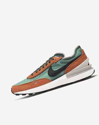 Zapatillas Nike Waffle One SE Hombre Verde Naranjas Negras | CR2350