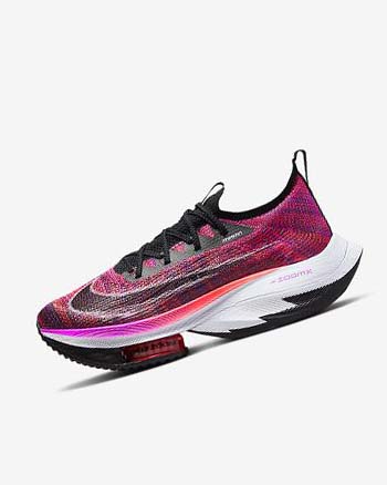 Zapatillas Running Nike Air Zoom Alphafly NEXT% Flyknit Mujer Moradas Rojas Negras Negras | CR4611