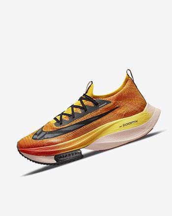 Zapatillas Running Nike Air Zoom Alphafly NEXT% Flyknit Ekiden Hombre Naranjas Naranjas Negras | CR4680