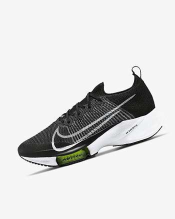 Zapatillas Running Nike Air Zoom Tempo NEXT% Hombre Negras Blancas | CR2556