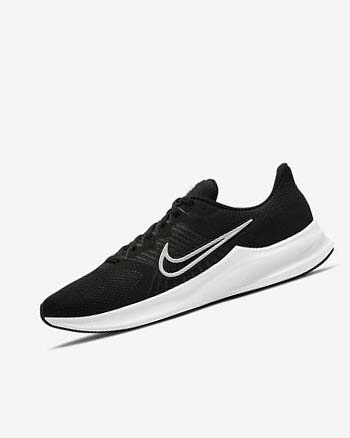 Zapatillas Running Nike Downshifter 11 Hombre Negras Gris Oscuro Blancas | CR4704