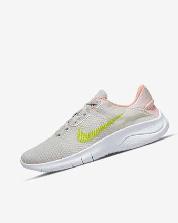 Zapatillas Running Nike Flex Experience Run 11 Next Nature Mujer Beige Claro Rojas Verde | CR5408