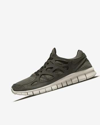 Zapatillas Running Nike Free Run 2 Hombre Verde Oliva Negras | CR4884