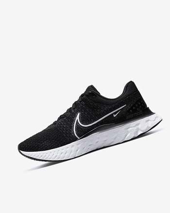 Zapatillas Running Nike React Infinity Run Flyknit 3 Hombre Negras Blancas | CR2528