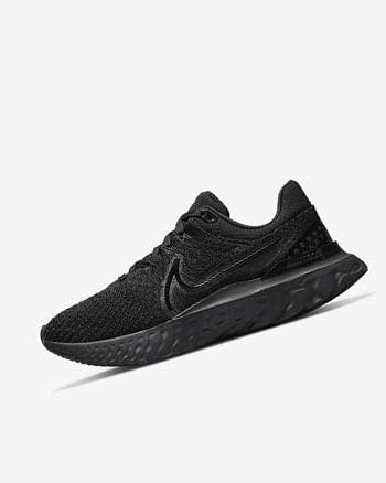 Zapatillas Running Nike React Infinity Run Flyknit 3 Mujer Negras Negras | CR5591