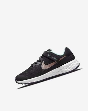 Zapatillas Running Nike Revolution 6 FlyEase Niño Negras Verde Menta Moradas Metal Rojas Marrones | CR4673