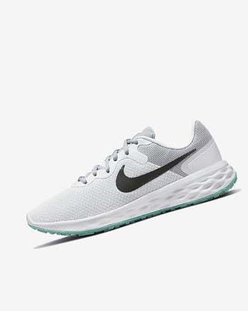 Zapatillas Running Nike Revolution 6 Next Nature Mujer Verde Oliva Rosas Gris | CR1178